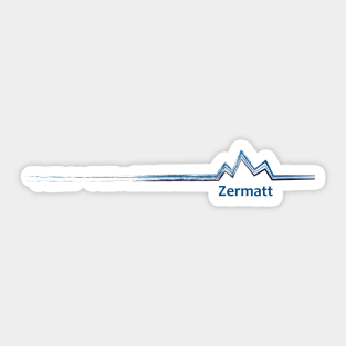 zermatt switzerland Sticker